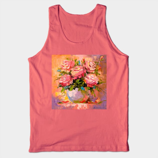 Bouquet of roses Tank Top by OLHADARCHUKART